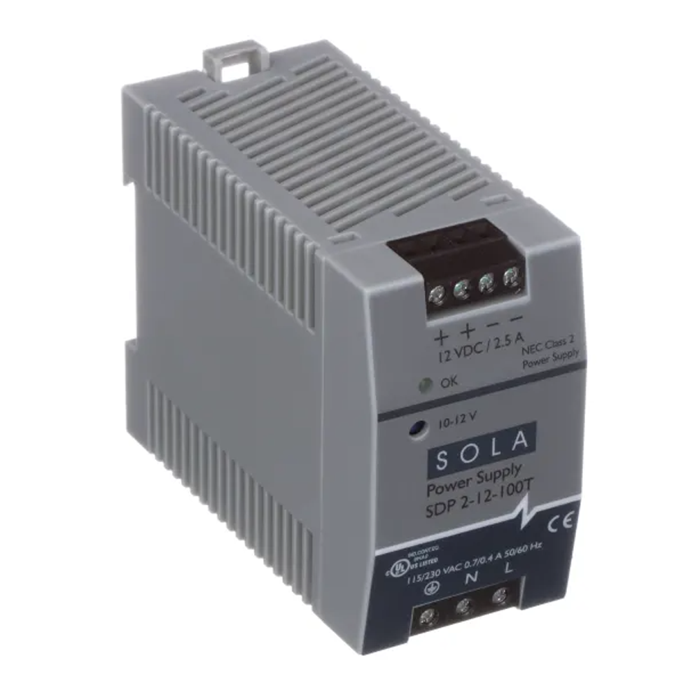 SDP212100T SOLAHD SDP LOW POWER DIN POWER SUPPLY, 30W, 12V OUTPUT, 115-230V AC/DC INPUT (SDP 2-12-100T)